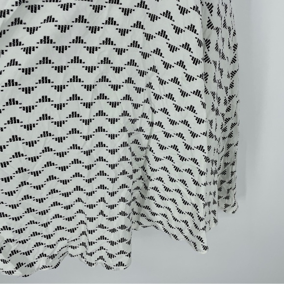 NWOT Geometric Spaghetti Strap Fit & Flare Dress - Picture 6 of 6